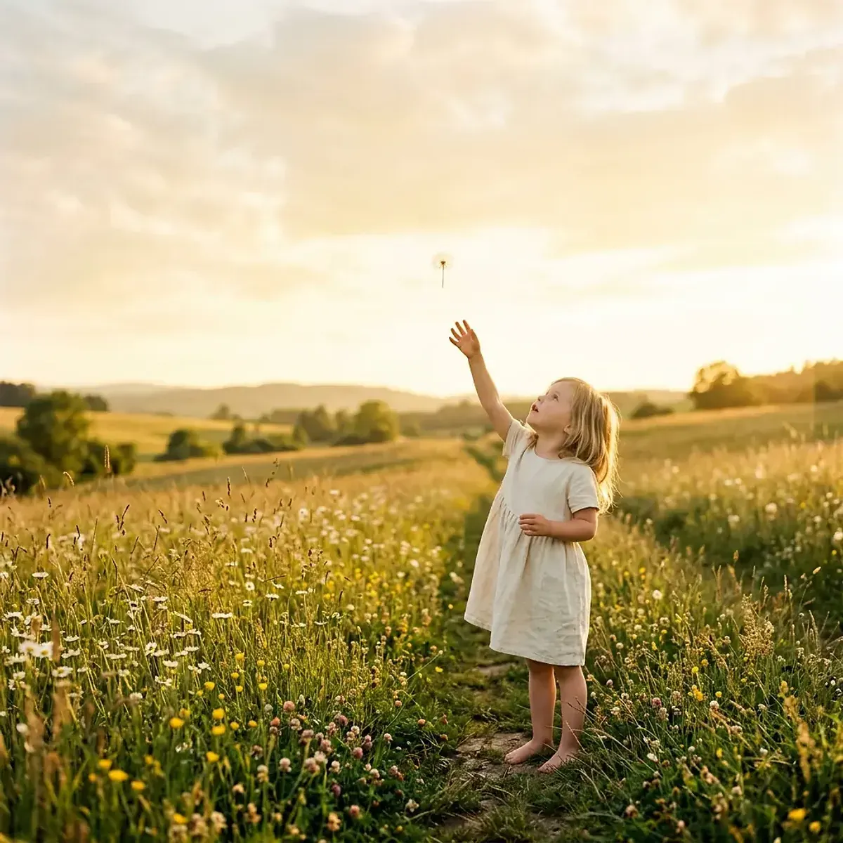 Dreamlike scene representing Child