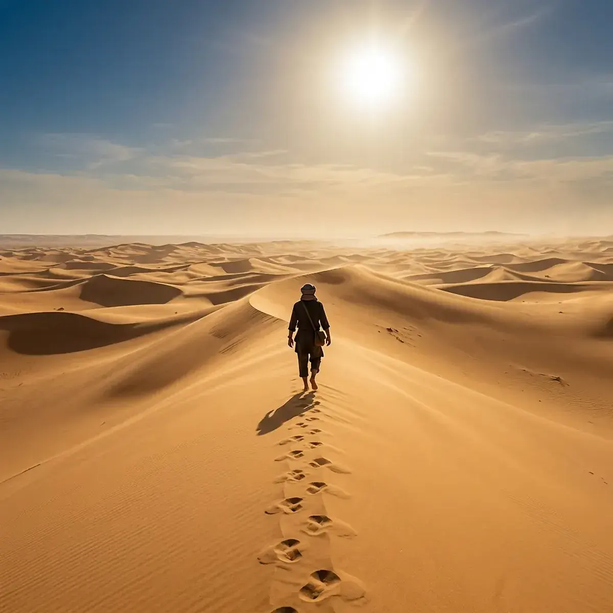 Dreamlike scene representing Desert