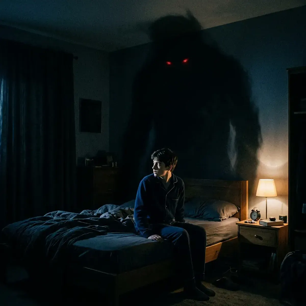 Dreamlike scene representing Monster