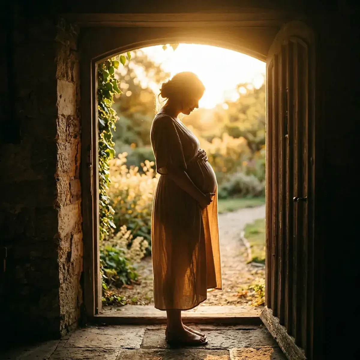 Dreamlike scene representing Pregnancy