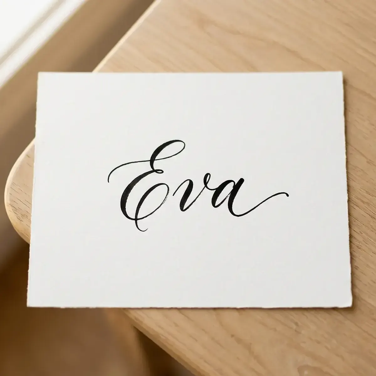 Le prénom Eva en calligraphie