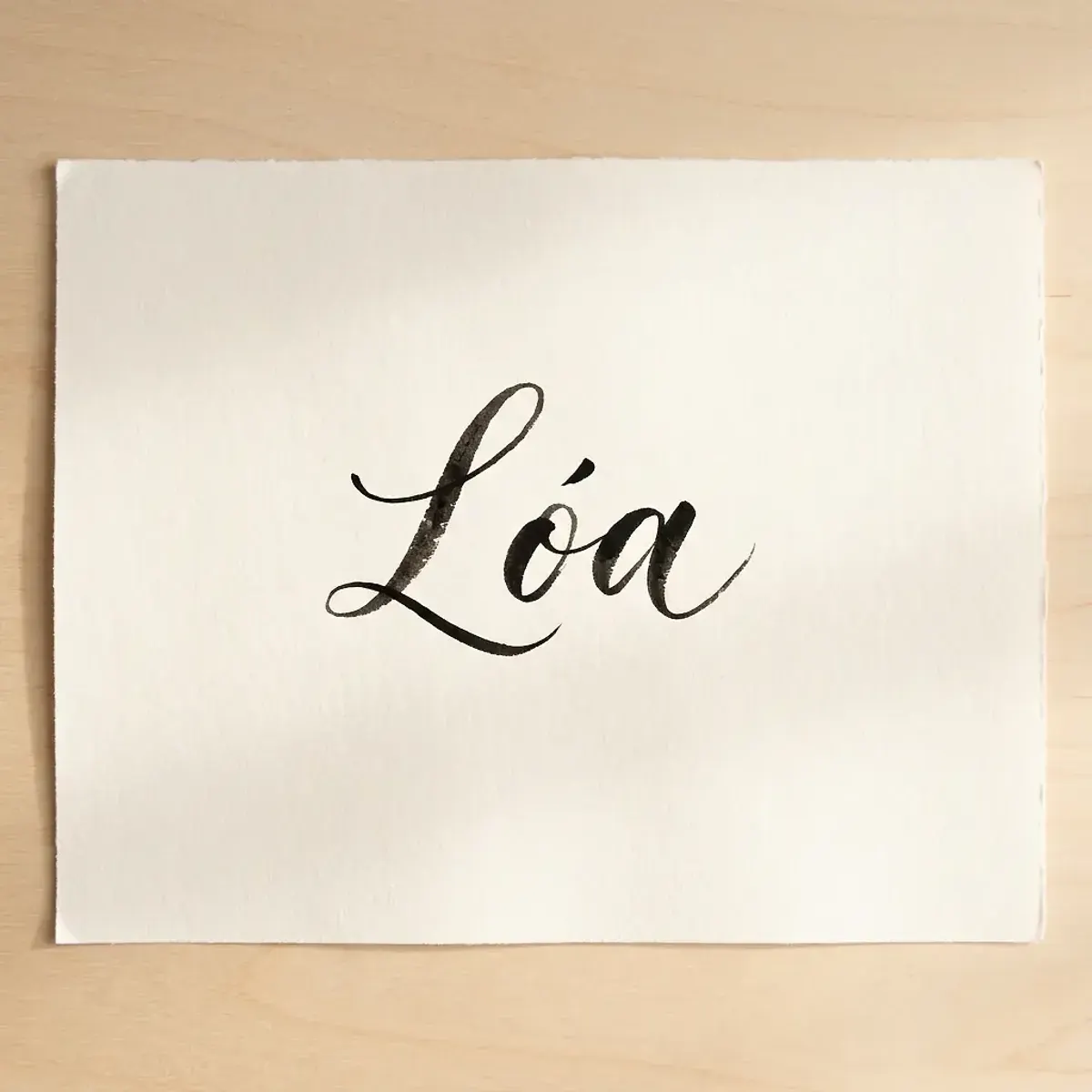 Le prénom Léa en calligraphie