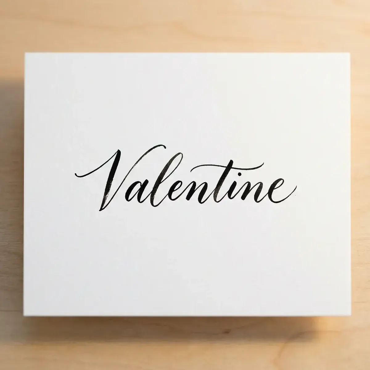 Le prénom Valentine en calligraphie