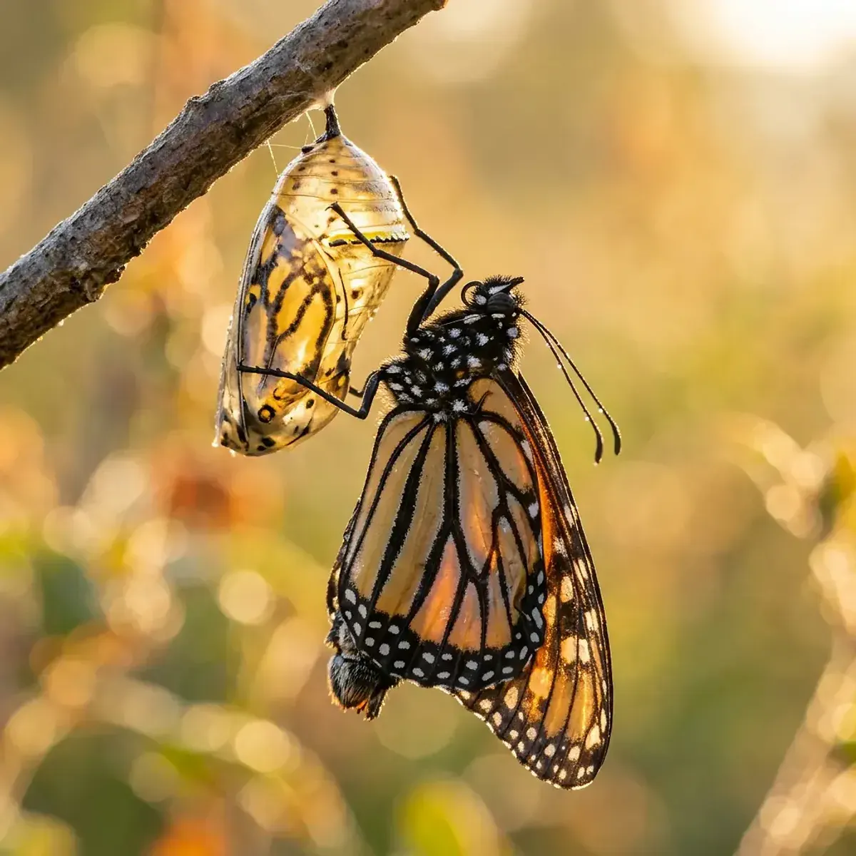 Butterfly in its natural habitat, wildlife photography