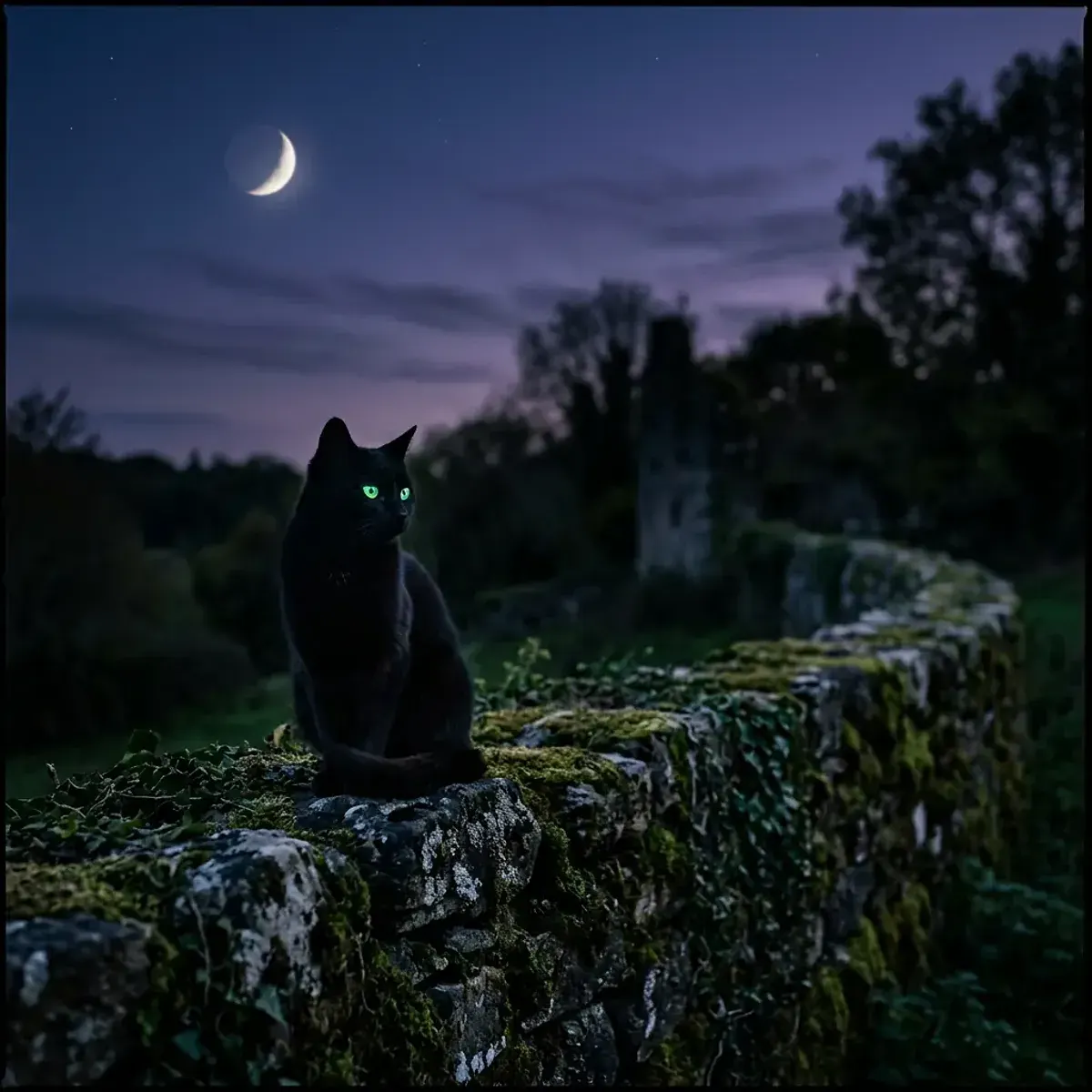 Cat in its natural habitat, wildlife photography